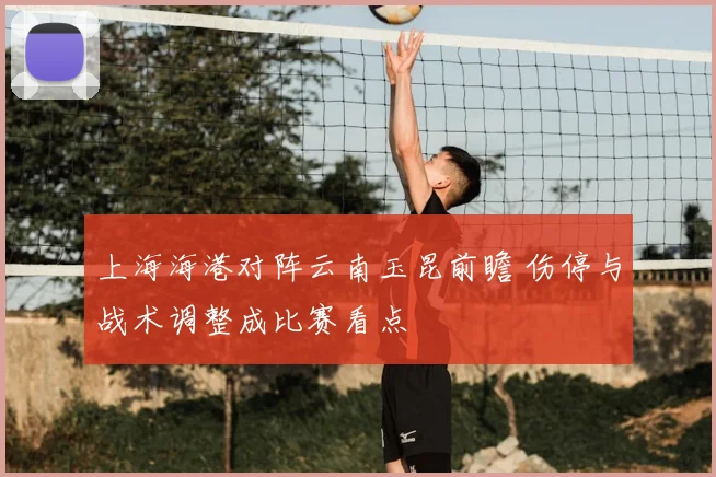 上海海港对阵云南玉昆前瞻 伤停与战术调整成比赛看点